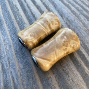 Photo13: [FHF/fishing house freedom] Wood Handle Knob Paddle Type 2 Camphor Burl (1 piece) F-25