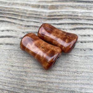Photo11: [FHF/fishing house freedom] Wood Handle Knob Paddle Type 2 Sapele Mahogany (1 piece) F-28