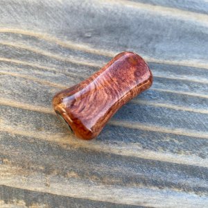 Photo3: [FHF/fishing house freedom] Wood Handle Knob Paddle Type 2 Padouk (“Karin”) (1 piece) F-22