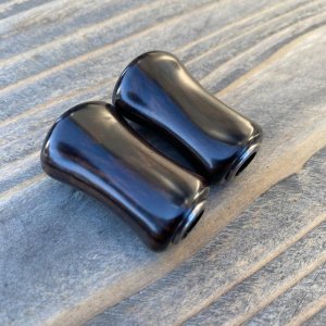 Photo9: [FHF/fishing house freedom] Wood Handle Knob Paddle Type 2 Ebony (1 piece) F-23