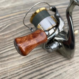 Photo4: [FHF/fishing house freedom] Wood Handle Knob Paddle Type 2 Sapele Mahogany (1 piece) F-28