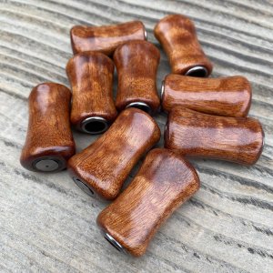 Photo5: [FHF/fishing house freedom] Wood Handle Knob Paddle Type 2 Sapele Mahogany (1 piece) F-28