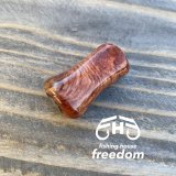 [FHF/fishing house freedom] Wood Handle Knob Paddle Type 2 Padouk (“Karin”) (1 piece) F-22