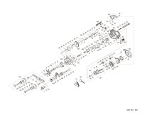 [SHIMANO] Genuine Spare Parts for 25 Barchetta F CUSTOM 151DHXG LEFT Product code: 048363 **Back-order (Shipping in 3-4 weeks after receiving order)