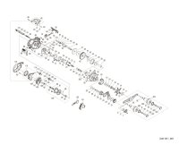 [SHIMANO] Genuine Spare Parts for 25 Barchetta F CUSTOM 150DH RIGHT Product code: 048332 **Back-order (Shipping in 3-4 weeks after receiving order)