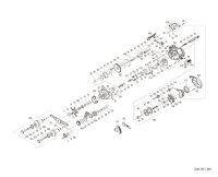[SHIMANO] Genuine Spare Parts for 25 Barchetta F CUSTOM 151DH LEFT Product code: 048349 **Back-order (Shipping in 3-4 weeks after receiving order)