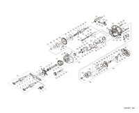 [SHIMANO] Genuine Spare Parts for 25 ALDEBARAN DC 31HG LEFT Product code: 047847 **Back-order (Shipping in 3-4 weeks after receiving order)