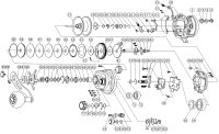 [DAIWA] Genuine Spare Parts for 15 SALTIGA 10HL Product code: 00607255 **Back-order (Shipping in 3-4 weeks after receiving order)