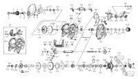 [DAIWA] Genuine Spare Parts for 25 TATULA TW 200XH Product code: 00630172 **Back-order (Shipping in 3-4 weeks after receiving order)