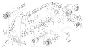 Photo1: [DAIWA] Genuine Spare Parts for 23 CYGNUS 2500XH-LBD Product code: 00066416 **Back-order (Shipping in 3-4 weeks after receiving order)