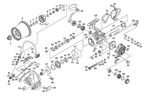 Photo1: [DAIWA] Genuine Spare Parts for 19-24 TOURNAMENT SURF 45 LG 06PE Product code: 00067003 **Back-order (Shipping in 3-4 weeks after receiving order)