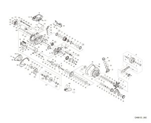 Photo1: [SHIMANO] Genuine Spare Parts for 23-24 Force Master 600 RIGHT Product code: 045058 **Back-order (Shipping in 3-4 weeks after receiving order)