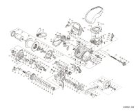 [SHIMANO] Genuine Spare Parts for 24 PLAYS 3000 Product code: 046666 **Back-order (Shipping in 3-4 weeks after receiving order)