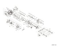 [SHIMANO] Genuine Spare Parts for 25 Stile 100PG Product code: 048462 **Back-order (Shipping in 3-4 weeks after receiving order)