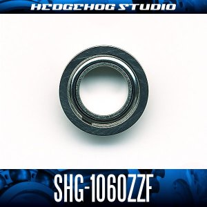 Photo1: SHG-1060ZZF ID 6mm x OD 10mm x T 3mm OD 11.2mm With Flange - Shield Type