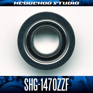 Photo1: SHG-1470ZZF ID 7mm x OD 14mm x T 5mm OD 16mm With Flange - Shield Type