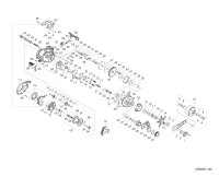 [SHIMANO] Genuine Spare Parts for 25 GRAPPLER CT 150XG Product code: 048837 **Back-order (Shipping in 3-4 weeks after receiving order)