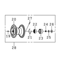 [DAIWA Genuine] 25 IM Z TW 100-C Spare Spool **Back-order (Shipping in 3-4 weeks after receiving order)