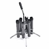 ★2025 Model★ [DLIVE] Rod Stand FORCE “Force” Matte Carbon 6-Holder Complete Pack