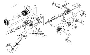 Photo1: [DAIWA] Genuine Spare Parts for 25 IPRIMI LT2000S-P Product code: 00060111 **Back-order (Shipping in 3-4 weeks after receiving order)