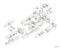 [SHIMANO] Genuine Spare Parts for 25 Force Master 301 Product code: 047359 **Back-order (Shipping in 3-4 weeks after receiving order)