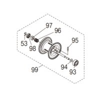 [SHIMANO Genuine] 25 ENGETSU CT Spare Spool **Back-order (Shipping in 3-4 weeks after receiving order)