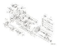 [SHIMANO] Genuine Spare Parts for 25 Force Master 300DH Product code: 047342 **Back-order (Shipping in 3-4 weeks after receiving order)