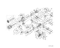 [SHIMANO] Genuine Spare Parts for 22 BB-X HYPER FORCE C3000DXG S RIGHT Product Code: 044914 **Back-order (Shipping in 3-4 weeks after receiving order)