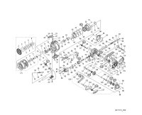 [SHIMANO] Genuine Spare Parts for 22 BB-X HYPER FORCE C3000DXXG S LEFT Product Code: 044945 **Back-order (Shipping in 3-4 weeks after receiving order)