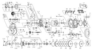 Photo1: [DAIWA] Genuine Spare Parts for 25 SALTIGA IC 300HL-SJ-C Product code: 00631595 **Back-order (Shipping in 3-4 weeks after receiving order)