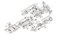 [SHIMANO] Genuine Spare Parts for 14-15 CALCUTTA CONQUEST 101 Product code: 032034 **Back-order (Shipping in 3-4 weeks after receiving order)