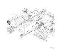 [SHIMANO] Genuine Spare Parts for 26 NASCI C3000HG Product Code: 048141 **Back-order (Shipping in 3-4 weeks after receiving order)