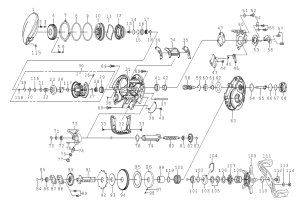 Photo1: [DAIWA] Genuine Spare Parts for 26 GEKKABIJIN BF TW PE SPECIAL 8.5R Product code: 00631608 **Back-order (Shipping in 3-4 weeks after receiving order)
