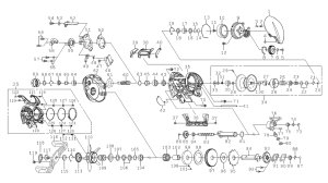 Photo1: [DAIWA] Genuine Spare Parts for 26 STEEZ SV LIGHT TW 100HL Product code: 00630323 **Back-order (Shipping in 3-4 weeks after receiving order)