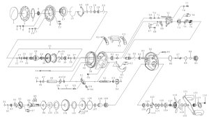 Photo1: [DAIWA] Genuine Spare Parts for 26 RYOGA SV 100P Product code: 00630140 **Back-order (Shipping in 3-4 weeks after receiving order)
