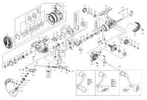 Photo1: [DAIWA] Genuine Spare Parts for 26 FREAMS LT2500S-XH Product code: 00067312 **Back-order (Shipping in 3-4 weeks after receiving order)