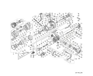 Photo1: [SHIMANO] Genuine Spare Parts for 25 STELLA SW 8000PG Product Code: 047540 **Back-order (Shipping in 3-4 weeks after receiving order)