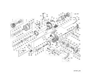 Photo1: [SHIMANO] Genuine Spare Parts for 26 STELLA SW 4000XG Product Code: 047489 **Back-order (Shipping in 3-4 weeks after receiving order)