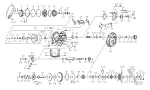 Photo1: [DAIWA] Genuine Spare Parts for 26 SILVER WOLF CT SV TW PE SPECIAL 8.5R Product code: 00631610 **Back-order (Shipping in 3-4 weeks after receiving order)