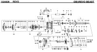 [ABU] Genuine Spare Parts for REVO BEAST Product code: 1324529 **Back-order (Shipping in 3-4 weeks after receiving order)