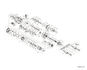 Photo1: [SHIMANO] Genuine Spare Parts for 26 OCEA CONQUEST FT 60HG RIGHT Product code: 049193 **Back-order (Shipping in 3-4 weeks after receiving order)