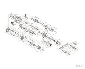 Photo1: [SHIMANO] Genuine Spare Parts for 26 OCEA CONQUEST FT 60MG RIGHT Product code: 049179 **Back-order (Shipping in 3-4 weeks after receiving order)