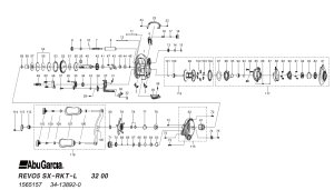 Photo1: [ABU] Genuine Spare Parts for REVO5 SX-Rocket-L Product code:1565157 **Back-order (Shipping in 3-4 weeks after receiving order)