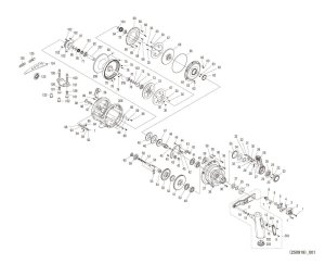 Photo1: [SHIMANO] Genuine Spare Parts for 26 TALICA 25II Product code: 050014 **Back-order (Shipping in 3-4 weeks after receiving order)