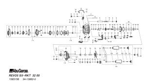 Photo1: [ABU] Genuine Spare Parts for REVO5 SX-Rocket Product code:1565156 **Back-order (Shipping in 3-4 weeks after receiving order)