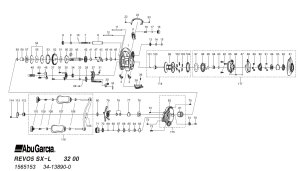 Photo1: [ABU] Genuine Spare Parts for REVO5 SX-L Product code:1565153 **Back-order (Shipping in 3-4 weeks after receiving order)