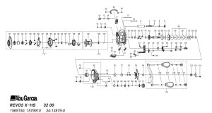 Photo1: [ABU] Genuine Spare Parts for REVO5 X-HS Product code:1565150 **Back-order (Shipping in 3-4 weeks after receiving order)
