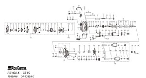 Photo1: [ABU] Genuine Spare Parts for REVO5 X Product code:1565046 **Back-order (Shipping in 3-4 weeks after receiving order)
