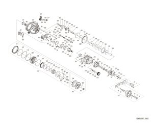 Photo1: [SHIMANO] Genuine Spare Parts for 26 GRAPPLER 300HG RIGHT Product code: 049735 **Back-order (Shipping in 3-4 weeks after receiving order)