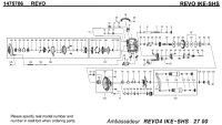 [ABU] Genuine Spare Parts for 20 REVO IKE-SHS Product code:1475706**Back-order (Shipping in 3-4 weeks after receiving order)